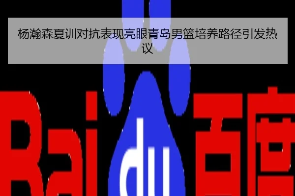 杨瀚森夏训对抗表现亮眼青岛男篮培养路径引发热议